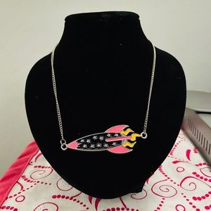 Spaceship necklace